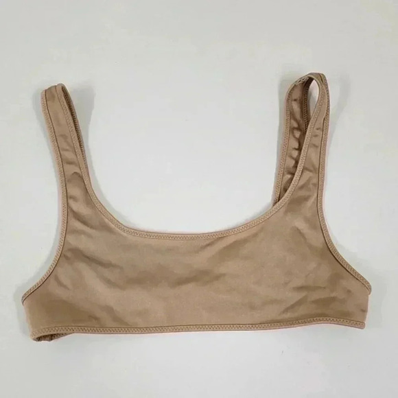 Triangl Silky Tan/beige Top - Picture 1 of 5